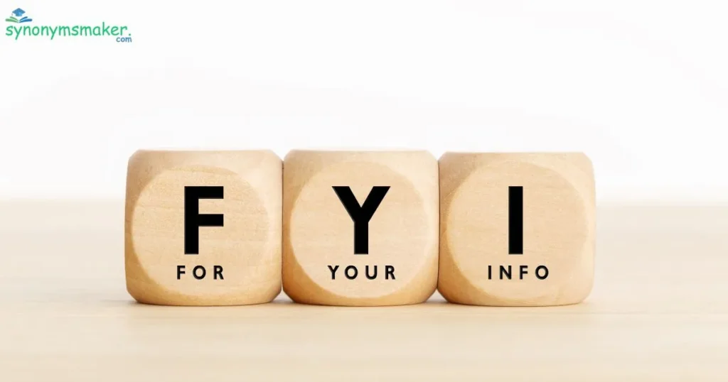 For Your Information