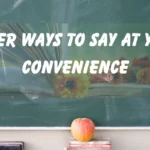 At Your Convenience