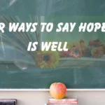 Hope All Is Well