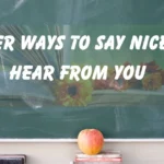 Nice to Hear from You