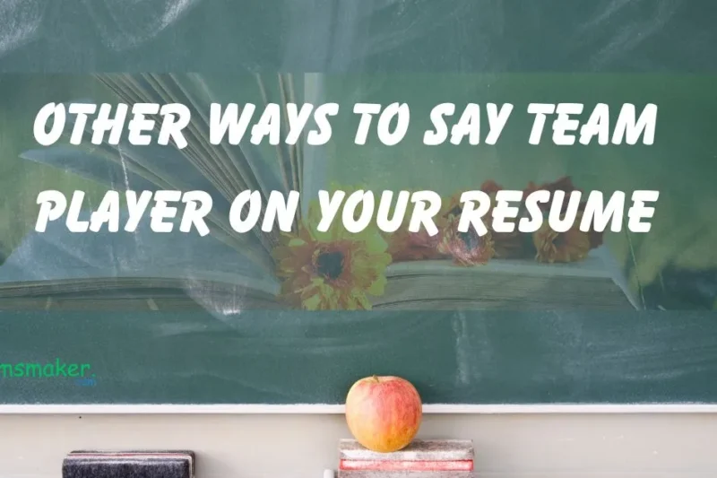 15+ Other ways to say Team Player on Your Resume [2025]