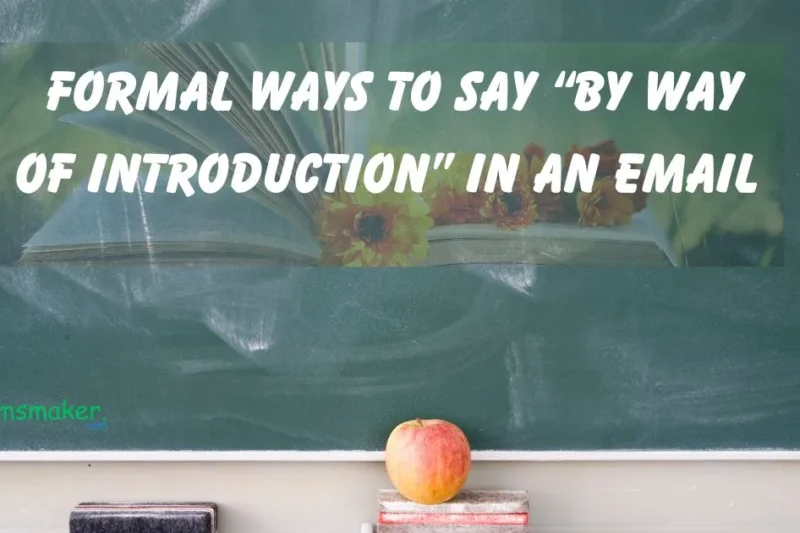 15+ Professional Ways to Say “By Way of Introduction” in an Email