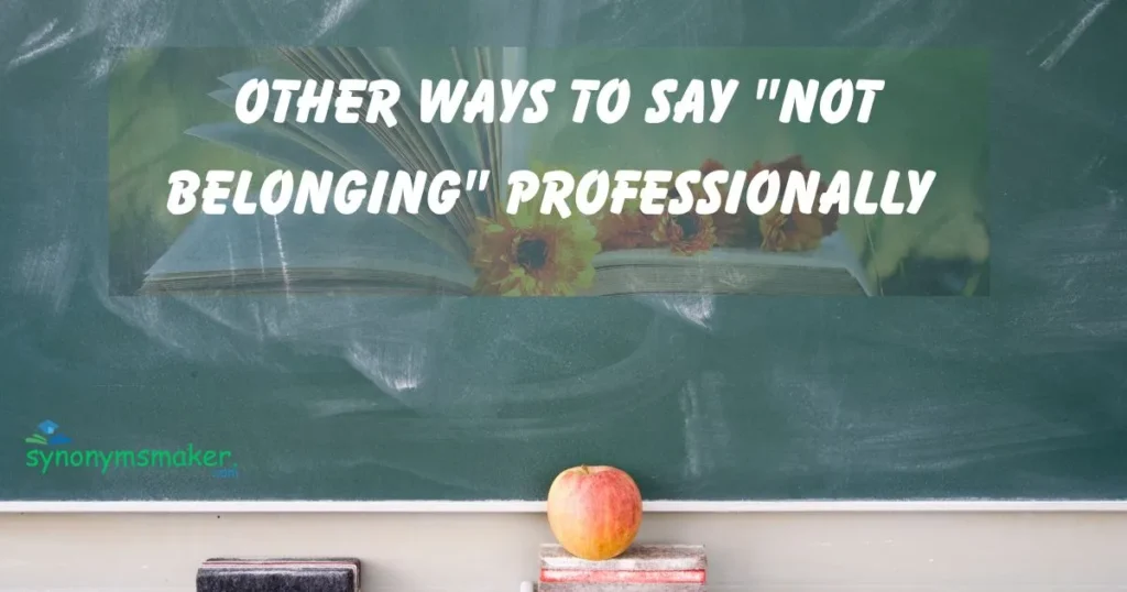 Not Belonging