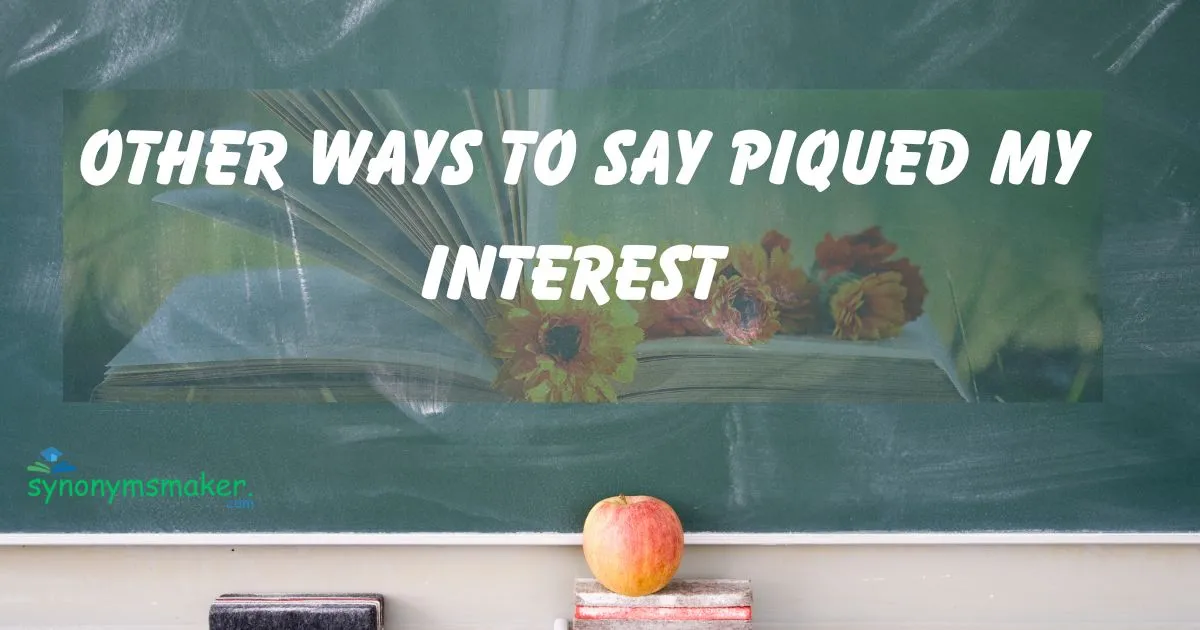 Piqued My Interest