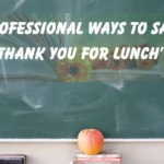 “Thank You for Lunch”
