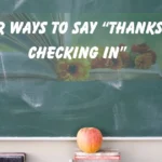 “Thanks for Checking In”