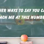You Can Reach Me at This Number