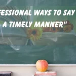 "In a Timely Manner"